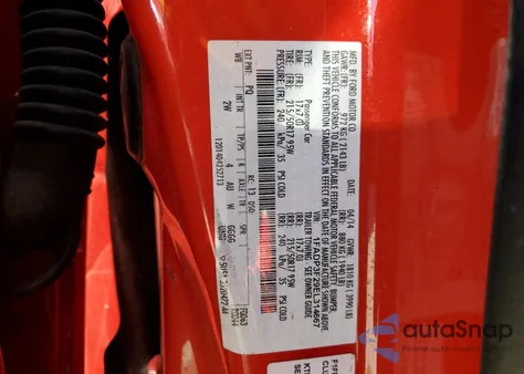 2014 Ford Focus Se из США, поврежденный, VIN 1FADP3F29EL314667